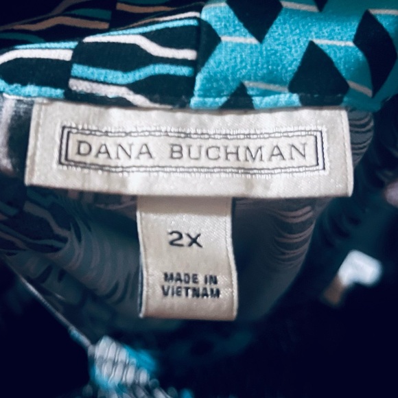 Dana Bachman Geometric Design Sleeveless Top - Size 2X - Picture 7 of 8